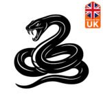Black Mamba Snake Vinyl Decal